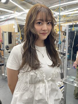 コードプラスリム(CODE+LIM) 明るめオリーブカラー/顔まわりレイヤー