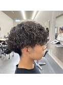 波巻きパーマ 10月