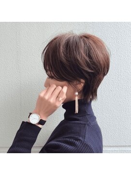 ウル(ulu) 白髪ぼかし ハイライト 30代 40代 50代 ショート 名東区