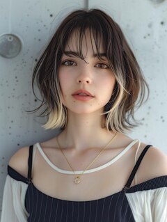 【\10500】カット+クオルシアカラー+マイフォース・ライト・Tr