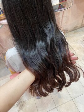 ＊髪質改善カラー＊エアリーロング＊感動の美髪ケア【Pink】