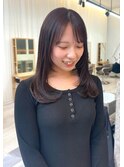 顔まわりレイヤースタイル