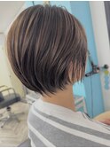 ショートレイヤー　似合わせカット　ノーセットでもかわいい