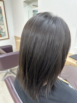 松本平太郎美容室 吉祥寺本店 iNOAカラー×モカグレー×レイヤー/30代40代50代60代
