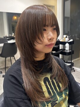ロンドエニカ 大宮(Lond enika) ウルフヘア/顔周り/韓国/ボブ/レイヤーカット/前髪/カラー/大宮