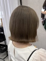 リュンヌ(Lune)&nbsp;ボブ×サンドベージュ/ダブルカラー/艶髪/美髪/モテ髪/YU189