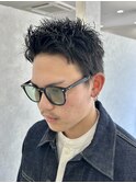 #スパイキーショート/10代/20代/30代/40代/メンズカット/パーマ