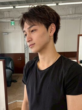 ポーチバイハニー オモテサンドウ(PORCH by HONEY omotesando) サーフフェザーアップバング/ガイルヘア/コンマフェザーパーマ1