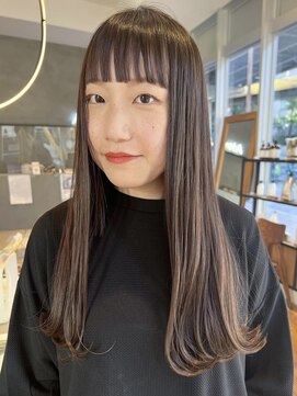 アトロ(Atoro) 梅田/レイヤー/ボブ/暗めカラー/グレージュ/ニュアンスカラー