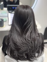 ピリオド 松阪(Period.) ロングヘアーグレージュ髪質改善 松阪美容室