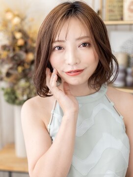カバーヘア イヴ 戸頭店(COVER HAIR EVE) フェイスフレーミングゆるふわミディアムレイヤーa20代30代40代!