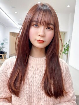 セイドット リー(Say. Ree) Say.ロングレイヤーヘーゼルグレージュローズブラウン表参道青山