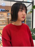 タッセルボブ（切っぱなしボブ）