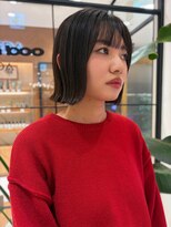 ピークアブー アヴェダ 池袋東武(PEEK-A-BOO AVEDA)&nbsp;タッセルボブ（切っぱなしボブ）