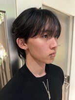 サイン メンズ 渋谷(SIGN men's)&nbsp;フェザーパーマダウンパーマニュアンスパーマセンターパート 