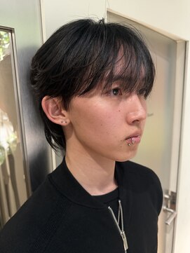 サイン メンズ 渋谷(SIGN men's) フェザーパーマダウンパーマニュアンスパーマセンターパート