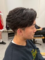 フゥ 宇都宮戸祭(FeU) 宇都宮メンズセンターパートニュアンスパーマフェザーパーマ