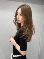 ボタン コロン 表参道 原宿(VOTAN COLON) オリーブブラウン/レイヤーカット/透明感カラー/韓国ヘア