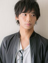 モッズヘアメン 札幌月寒店(mod's hair men)&nbsp;王道ブラック清潔感くせ毛風メンズアクティブショートo札幌月寒