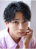 ニュアンス波巻きパーマツイストツイスパシャドウパーママッシュ