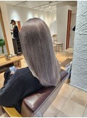 シルバーグレージュ　10代20代30代大人キレイ大人可愛い髪質改善