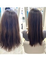 ヘアーアンドメイク ドレス(DRESS)&nbsp;クセ毛ぼかし　ストレート
