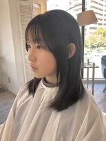 シーサイド(Seaside) 韓国風ミディアムボブ /髪質改善/西新/藤崎/韓国風/福岡