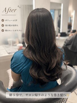 ユーフォリア 池袋東口駅前店(Euphoria) 38ミリコテ巻き風パーマ×透明感UPグレージュカラー