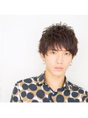 黒髪くせ毛風ニュアンスパーマ