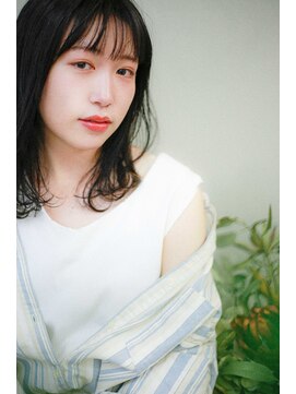 マロウ(mallow) 《花屋併設》アッシュブラック@20代30代40代@イルミナカラー