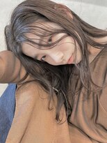 パーク(PARK)&nbsp;【PARK】ダークオリーブベージュ×ニュアンスウェーブ