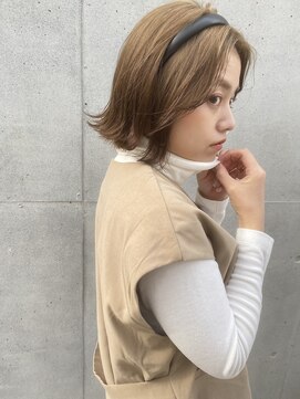 ネオリーブカップ 町田店(Neolive capu) 外ハネボブ ＊ 柔らかいベージュカラー