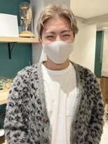 ラミエバイメルト 下北沢(lamie by melt)&nbsp;【村上慶登】メンズハイトーン センターパート 大人かっこいい