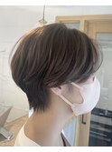 ハンサムショート/ベージュカラー