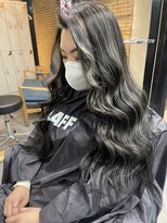 ラフ(LAFF)&nbsp;#黒髪#ボブルフ#ネビージュ#小顔#ワンレン