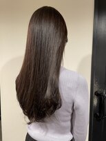 ヘアーアンドメイクアップ ケー インターナショナル 神楽坂(Ke' International)&nbsp;ココアベージュ　ロングヘア　レイヤースタイル　ストレートヘア