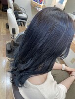 ヘアーゾーン ハチマルハチ 登戸駅前店(Hair Zone 808) ネイビースカイブルー
