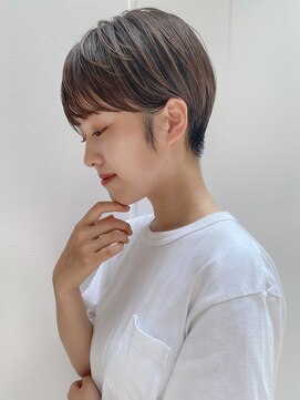 ロンド エスポワール 錦糸町(Lond espoir) 前髪ピンクベージュマチルダボブ【錦糸町/ショート】