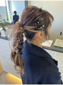 結婚式ヘアセット