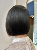 ぱつっとボブ☆美髪ボブ/美髪縮毛矯正[北千住]