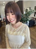ツヤbob×ポイントレイヤー
