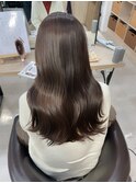 ★くびレイヤー韓国風巻き髪ショコラグレージュ/髪質改善カラー