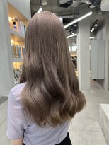 ヘアサロン ドット トウキョウ カラー 町田店(hair salon dot. tokyo color) デザインカラー/レイヤーカット/ウェットヘア/オリーブベージュ