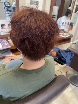 パッション 石巻蛇田店(PASSION) ブリーチ無し　キャロットオレンジカラー