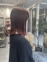 ミモザ(Mi.mosa)&nbsp;大野城/春日/赤髪/大人の赤髪/大人ボブ/20代/30代/40代