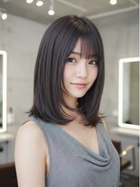 グルグル 下総中山店(GULGUL)&nbsp;下総中山/ミディアム/ショート/レイヤーカット/前髪/ハイライト