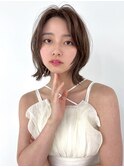 レイヤーボブ　ボブ　レイヤーカット　ミディアムボブ　レイヤー