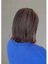 シンク(SINC)&nbsp;グレージュ切りっぱなしボブ