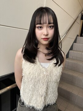 シクネ 新潟駅 万代(SHICUNE) 【新潟/万代】ミディアムレイヤー ハッシュカット