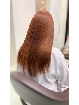 ウィル 西宮店(WiLL) ブリーチなしオレンジブラウン